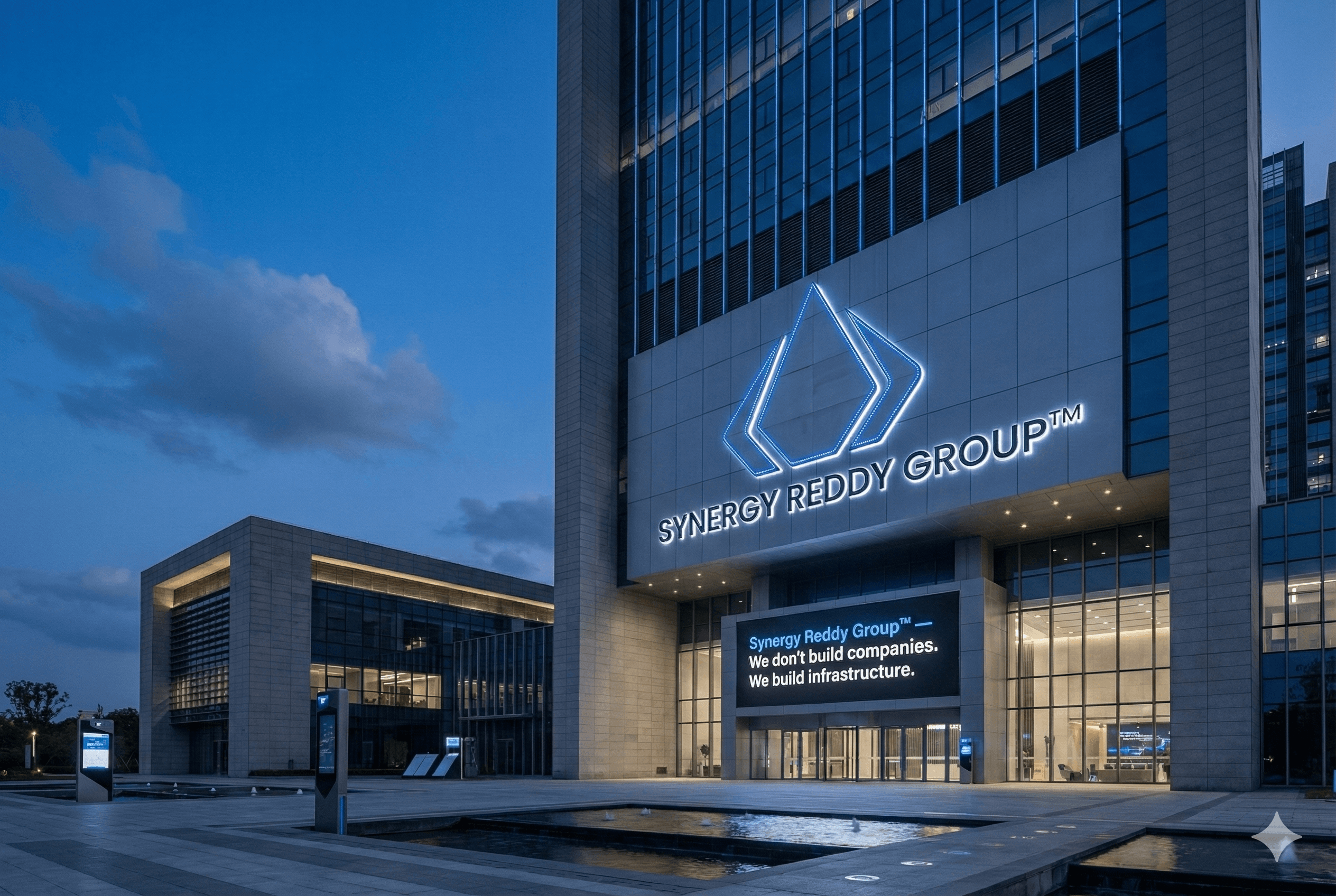 Abstract banner representing the SRG empire